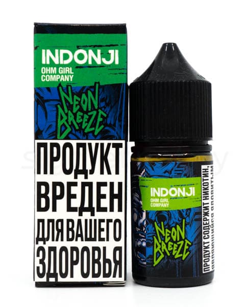 Жидкость INDONJI SALT - Neon Breeze 30 мл ( 17 ± 3 мг ) ( Яблоко с Черникой )
