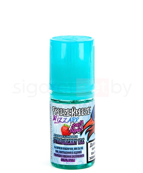 Жидкость Freeze Breeze Blizzard SALT - Strawberry Ice 30 мл ( 50 мг )
