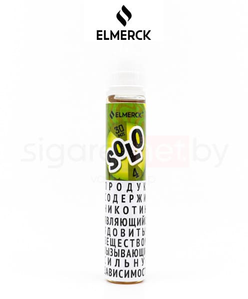 Жидкость ElMerck Solo №4 30 мл ( 6 мг ) ( Зеленый Чай )