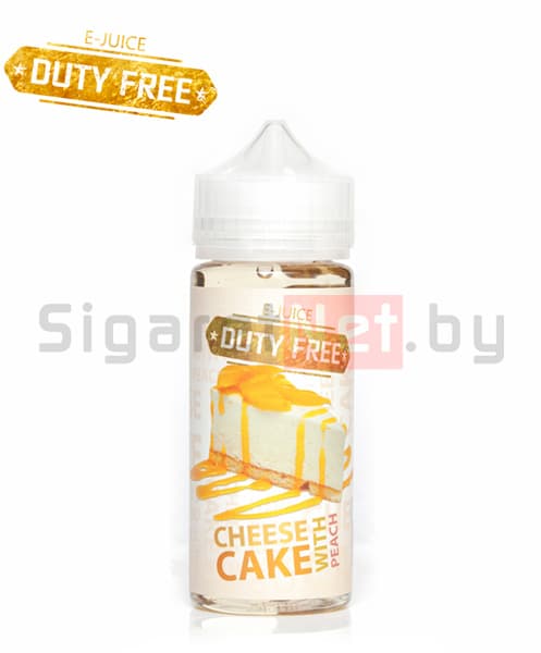 Duty Free White - Peach Cheesecake, (3 мг), 120 мл