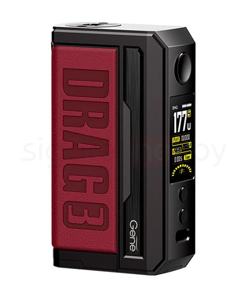 Мод VOOPOO DRAG 3 177W TC  ( без батареи ) ( Красно - Коричневый ) Marsala