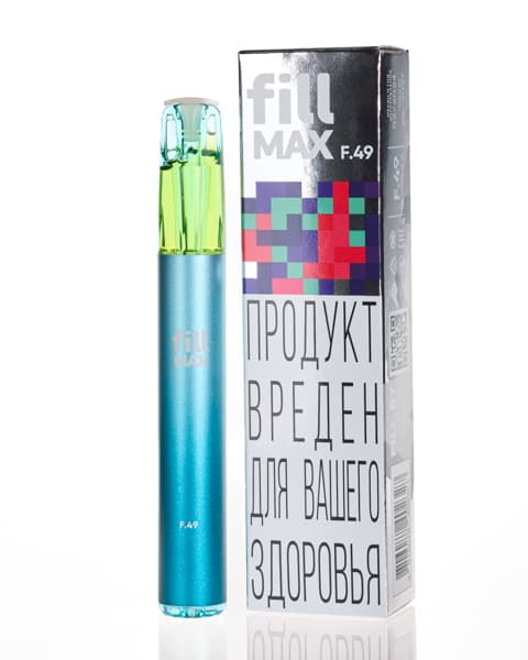 Электронная система курения ( одноразовая ) fill MAX - 550 mAh - Черника Малина Ежевика Мята ( F49 ) ( 2 мл. Крепость 17 ± 3 мг\ мл )