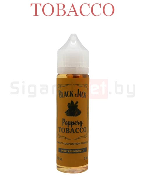Жидкость BLACK JACK "PEPPERY TOBACCO" 60 мл ( 3 мг )