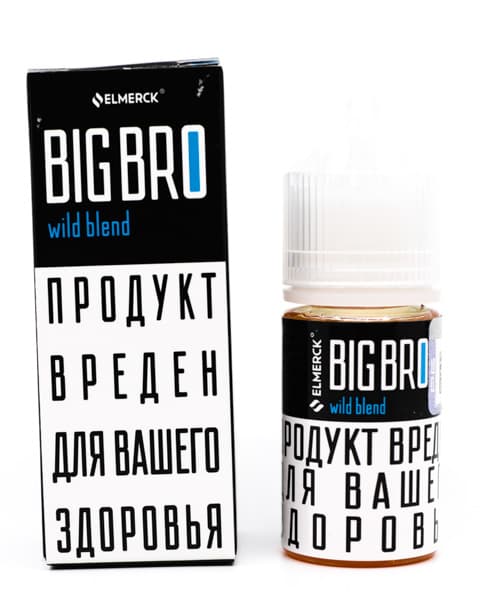 Жидкость ElMerck Big Bro SALT - Wild Blend 30 мл ( 17 ± 3 мг ) ( Кисло-сладкий Ягодный Микс )
