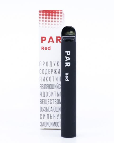 Электронная система курения ( одноразовая ) PAR 600 - 400 mAh - Арбуз ( Red ) ( 2 мл. Крепость 17 ± 3 мг\ мл )