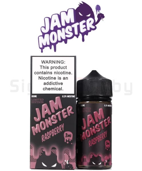 Жидкость Monster - Jam - Raspberry  ( Теплый тост с маслом и малиновым джемом ) 100мл ( 3 )