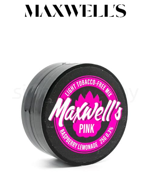 Бестабачная смесь для кальянов Maxwells - Pink ( Малиновый Лимонад ) 25 г ( Medium 1% )