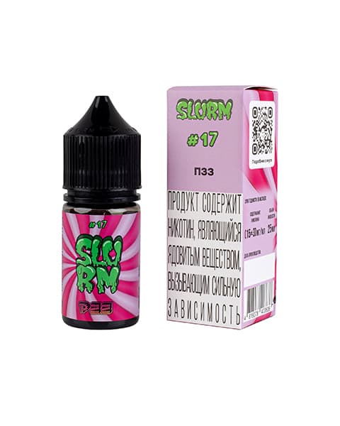 Жидкость SLURM - #17 PZZ 25 мл ( 15 ± 3 мг ) ( Ягодные Конфеты )