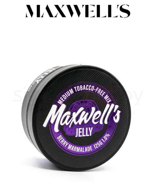 Бестабачная смесь для кальянов Maxwells - Jelly ( Ягодный Мармелад ) 125 г ( Medium 1% )