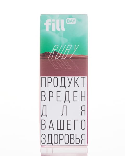 Жидкость fill BAY - Ruby ( Арбузный Фреш с Мятой ) 25 мл ( 15 ± 3 мг )
