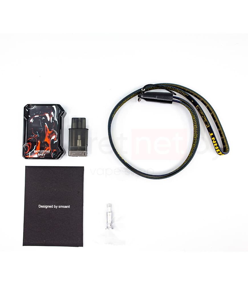 Стартовый комплект Smoant Battlestar Baby Pod 750 mAh - 2 мл. ( Серебристый )