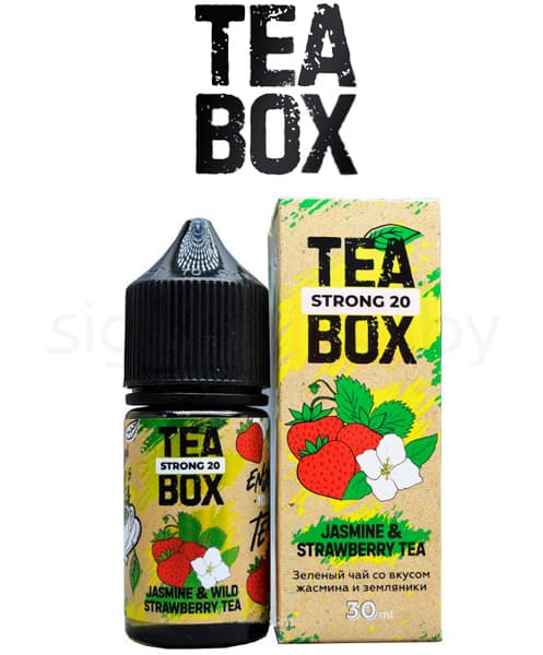 Жидкость RED SMOKERS TEA BOX - SALT - Jasmine &amp; Wild Strawberry 30 мл ( 20 мг )