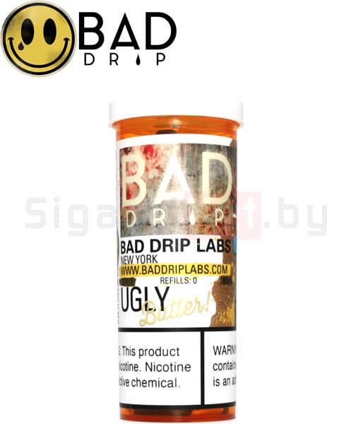 Жидкость Bad Drip - Ugly Butter ( Вкус пирога с сахарной пудрой и порцией корицы )  60мл ( 3 )