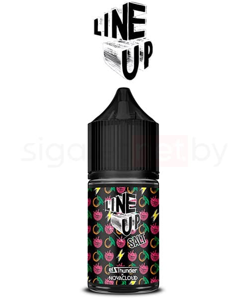 Жидкость Line Up SALT - El Thunder x Novacloud ( Освежающий Напиток из Манго и Малины с Нежным Слоем Кремчиза ) 30 мл ( 20 мг ) STRONG