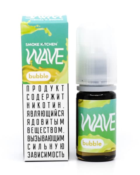 Жидкость SK WAVE SALT - Bubble 10 мл ( 17 ± 3 мг ) ( Ежевичная Жвачка с Лимонадом )