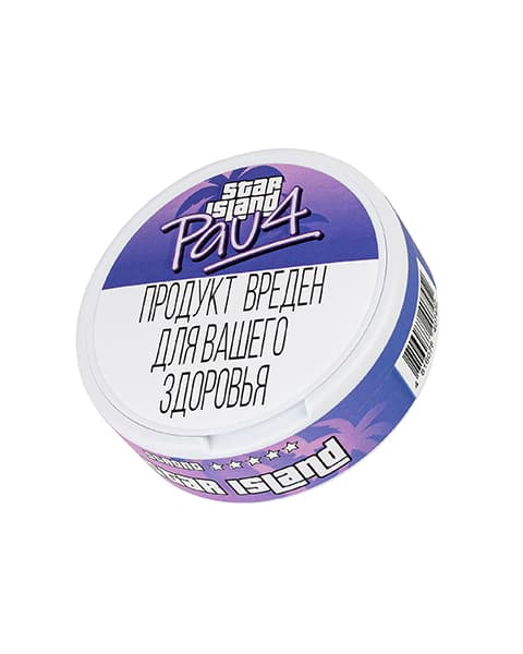 Никотиновые паучи Pau4 STAR ISLAND ( Виноград ) 11 мг.