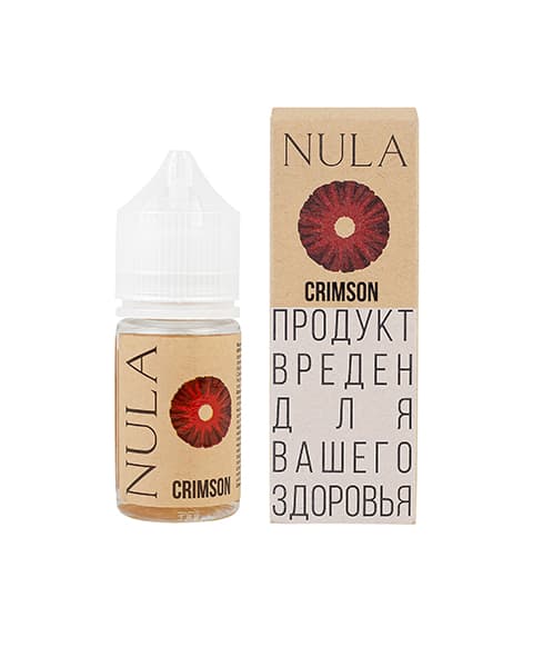 Жидкость NULA - Crimson ( Кислая Вишня ) 25 мл ( 0 мг ) РБ