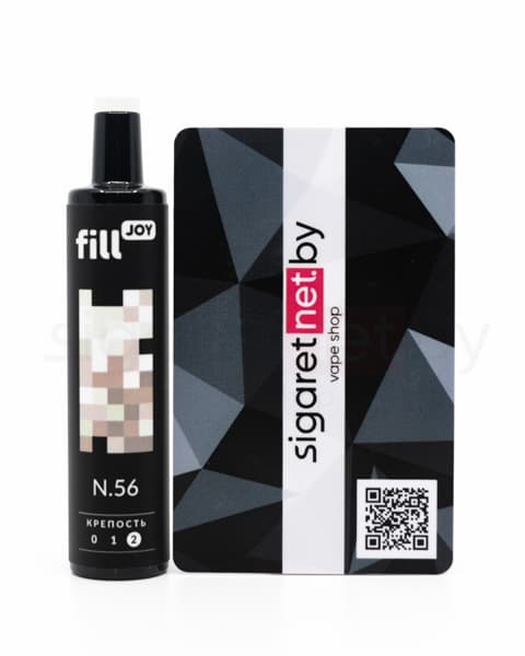 Электронная система курения ( одноразовая ) fill JOY 500 - 400 mAh - Ванильное Латте ( N56 ) ( 2 мл. Крепость 17 ± 3 мг\ мл )