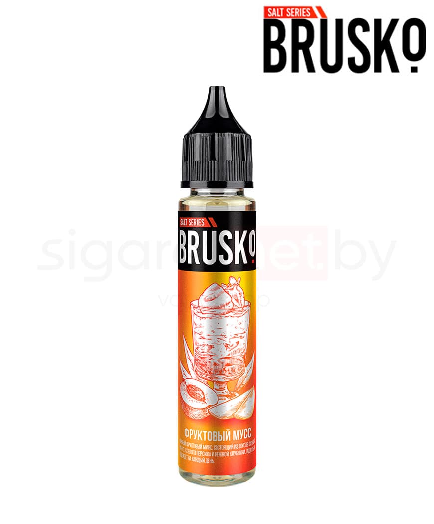 Жидкость Brusko SALT - Фруктовый Мусс 30 мл ( 50 мг ) 2 ultra