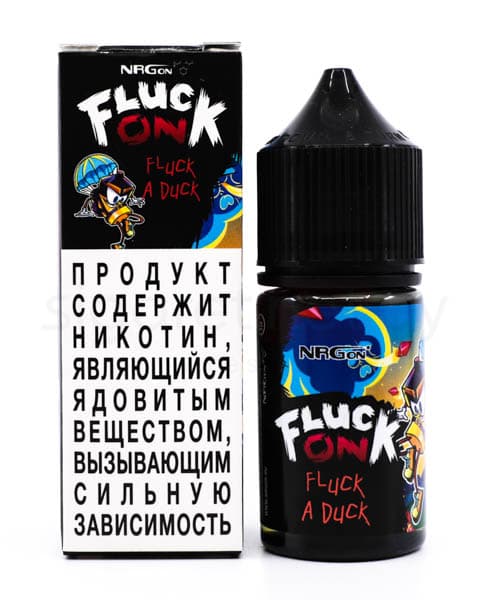 Жидкость Fluck On - Fluck A Duck 30 мл ( 17 ± 3 мг ) ( Кола с Лимоном )