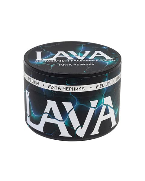 Бестабачная кальянная смесь LAVA - Черника Мята 50 гр. ( MEDIUM )