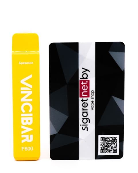 Электронная система курения ( одноразовая ) Vinci Bar F600 - 400 mAh - Ананас Манго ( Бразилия ) ( 2 мл. Крепость 17 ± 3 мг\ мл )