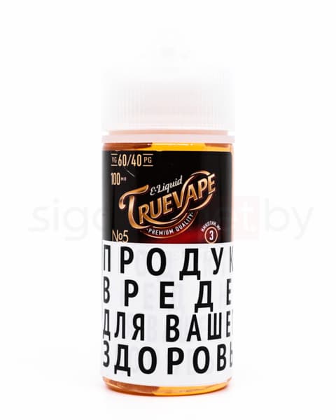 Жидкость INTRUE Lab TRUEVAPE №5 100 мл ( 3 мг ) ( Клубника со Сливками )