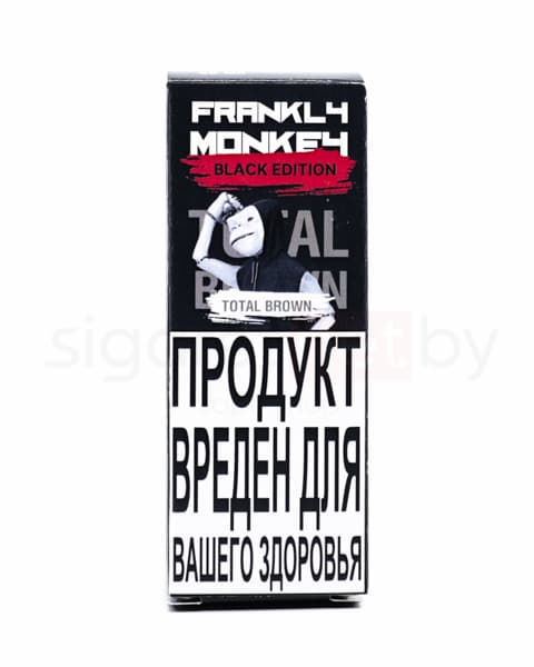 Жидкость Frankly Monkey Black Edition SALT - Total Brown 30 мл ( 15 ± 3  мг ) ( Шоколадный Батончик )