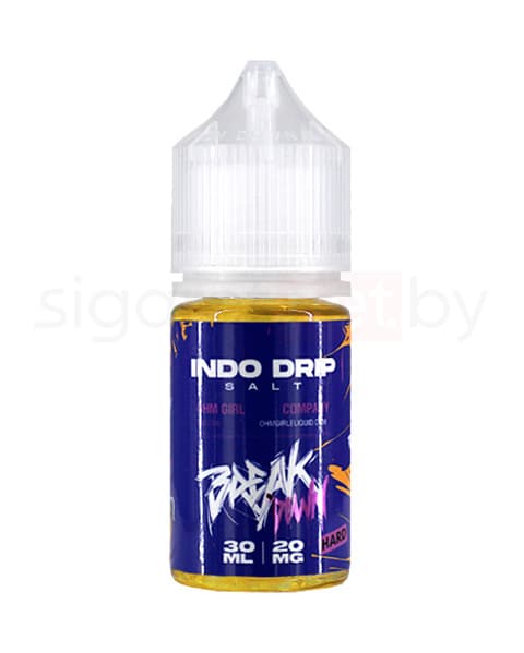 Жидкость INDO DRIP SALT - Break Down  30 мл ( 17 ± 3 мг ) ( Манго Гуава Апельсин )