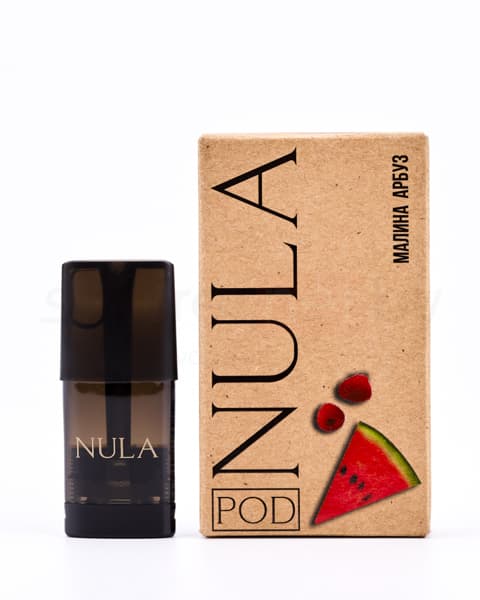 Заправленный картридж Nula POD - Малина Арбуз ( 1.8 мл. 0 мг )