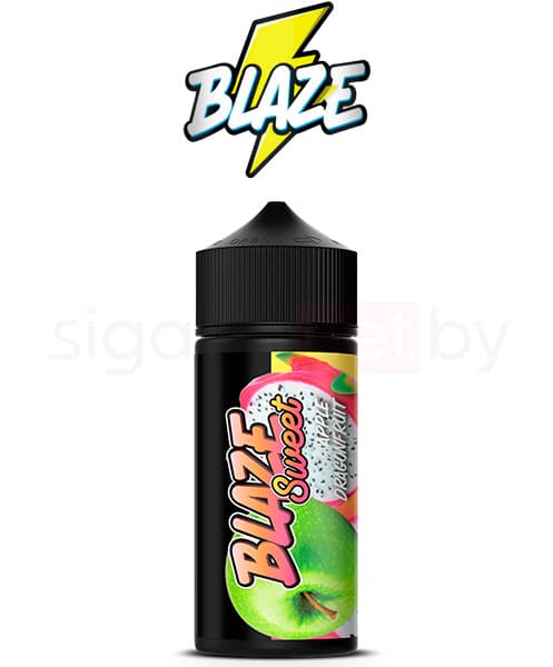 Жидкость BLAZE SWEET&amp;SOUR - Sweet Apple Dragonfruit ( Спелое Яблоко и Неповторимая Питахайя ) 100 мл ( 3 мг )