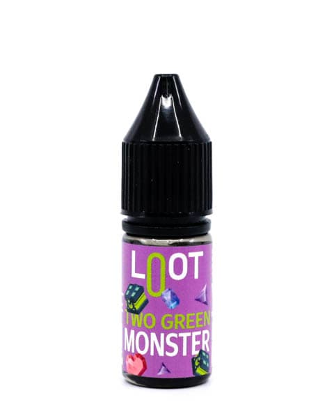 Жидкость Loot SALT - Two Green Monster 10 мл ( 15 ± 3 мг ) ( Яблоко Киви )