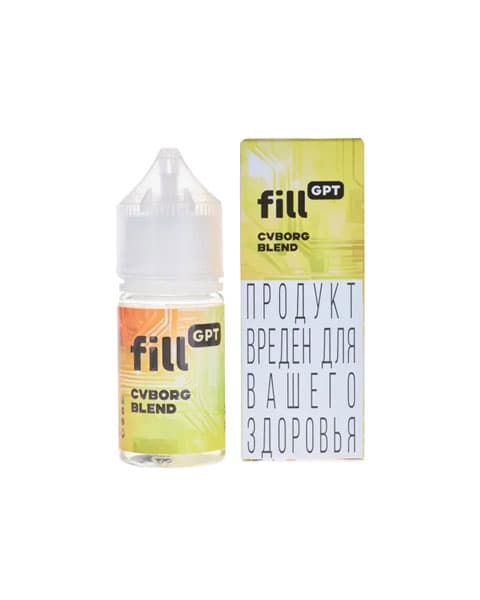 Манго Банан – Жидкость fill GPT Cyborg Blend 25 мл ( 15 ± 3 мг )