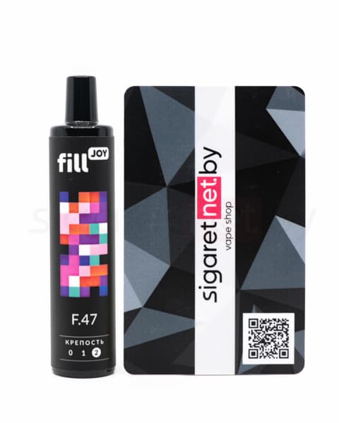 Электронная система курения ( одноразовая ) fill JOY 500 - 400 mAh - Ягодный Микс ( F47 ) ( 2 мл. Крепость 17 ± 3 мг\ мл )