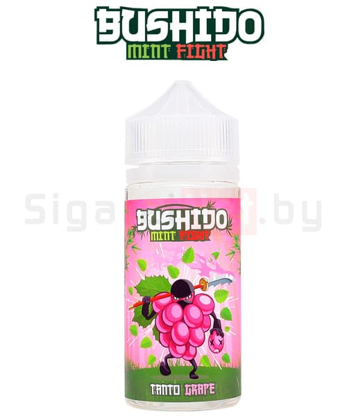 Жидкость BUSHIDO MINT FIGHT "TANTO GRAPE" 100 мл ( 2,5 мг )