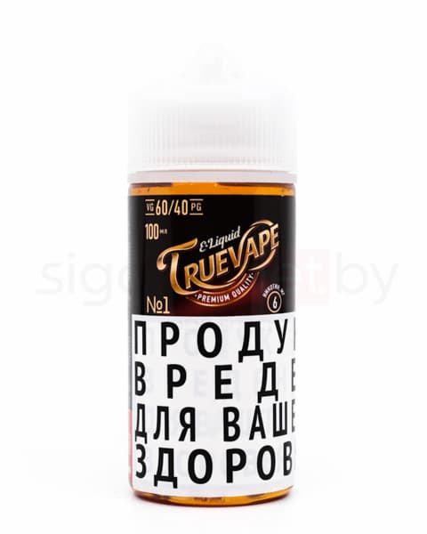 Жидкость INTRUE Lab TRUEVAPE №1 100 мл ( 6 мг ) ( Ароматный Трубочный Табак )