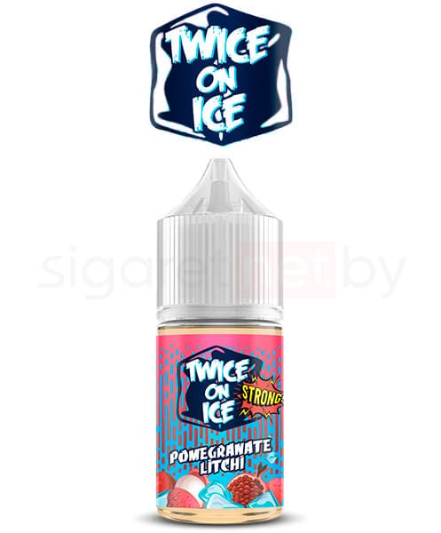 Жидкость Twice On Ice - Pomegranate Litchi ( Замороженные Гранат и Личи ) 30 мл ( 20 мг ) STRONG