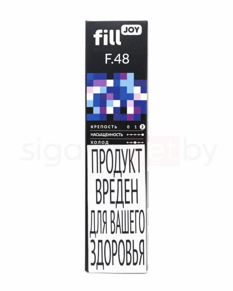Электронная система курения ( одноразовая ) fill JOY 500 - 400 mAh - Черника ( F48 ) ( 2 мл. Крепость 17 ± 3 мг\ мл )