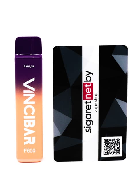 Электронная система курения ( одноразовая ) Vinci Bar F600 - 400 mAh - Кислая Голубая Малина ( Канада ) ( 2 мл. Крепость 17 ± 3 мг\ мл )