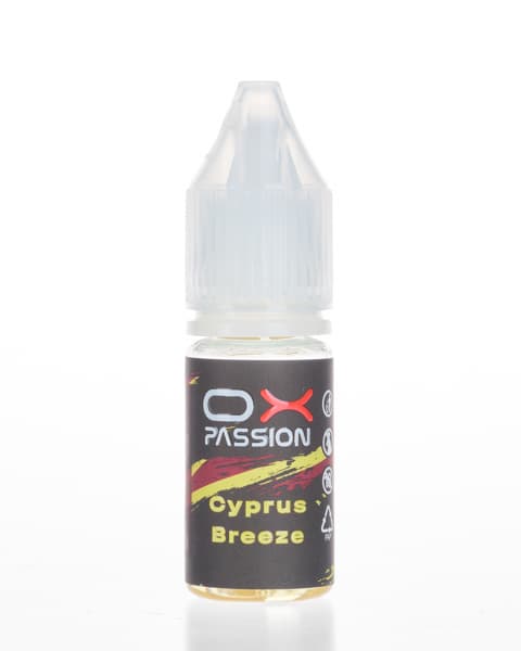 Жидкость OX Passion - Cyprus Breeze 10 мл ( 17 ± 3 мг ) ( Вишня Персик Лимон )