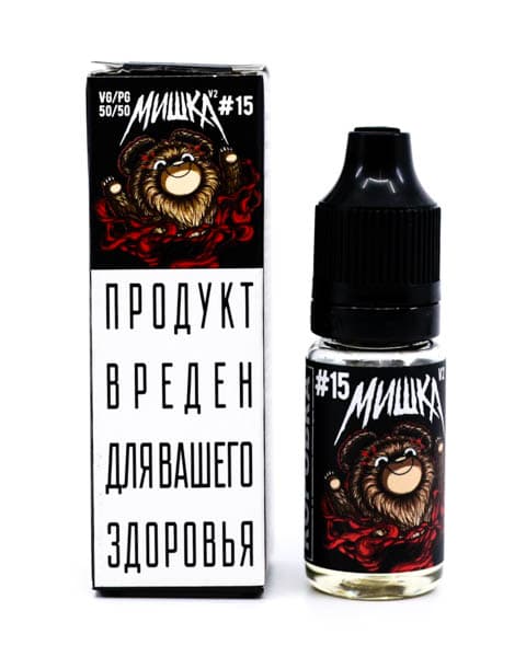 Жидкость МИШКА V2 #15 10 мл ( 17 ± 3 мг ) ( Кофе 3 в 1 )
