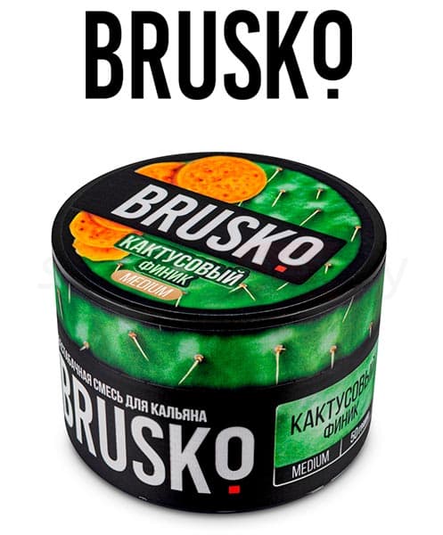 Бестабачная смесь для кальянов BRUSKO ( Кактусовый Финик ) 50 г ( STRONG )