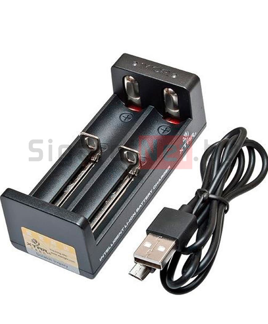 Зарядное устройство XTAR MC2 ( с USB кабелем) ( макс. зарядка 0.5А )