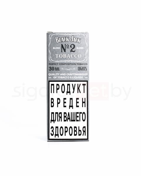 Жидкость BLACK JACK №2 30 мл ( 10 ± 1 мг )  ( LIGHTS ) ( Восточный Табак )