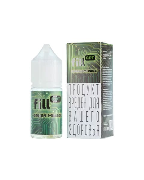Жидкость fill GPT - Green Mirage ( Огурец Мята Лайм ) 25 мл ( 15 ± 3 мг )