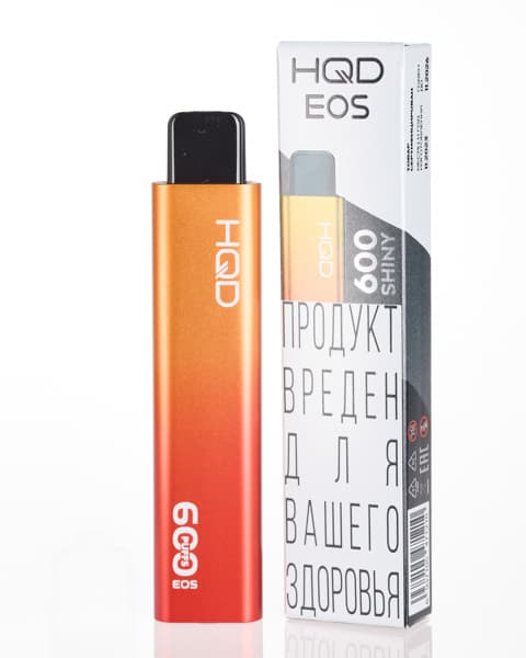 Одноразка HQD EOS 600 - 350 mAh - Манго Персик Абрикос ( Shiny ) ( 2 мл. Крепость 17 ± 3 мг\ мл )