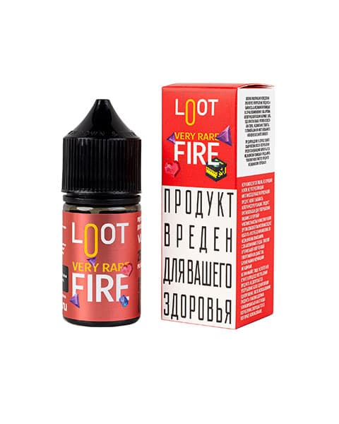 Жидкость Loot SALT - Very Rare Fire 25 мл ( 15 ± 3 мг ) ( Тропический Микс )
