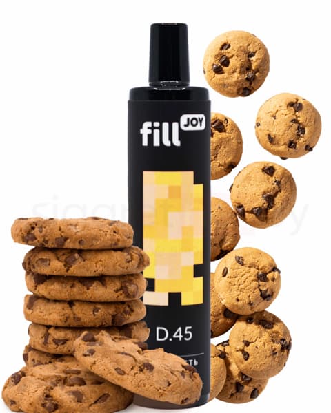 Электронная система курения ( одноразовая ) fill JOY 500 - 400 mAh - Печенье ( D45 ) ( 2 мл. Крепость 17 ± 3 мг\ мл )
