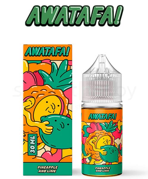 Жидкость Awatafa - Pineapple &amp; Lime ( Лайм и Ананас с Холодком ) 30 мл ( 20 мг ) MIX