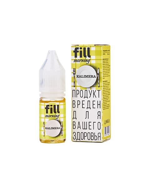 Жидкость fill morning - Kalimera 10 мл ( 17 ± 3 мг ) ( Овсянка с Молоком и Лимоном )